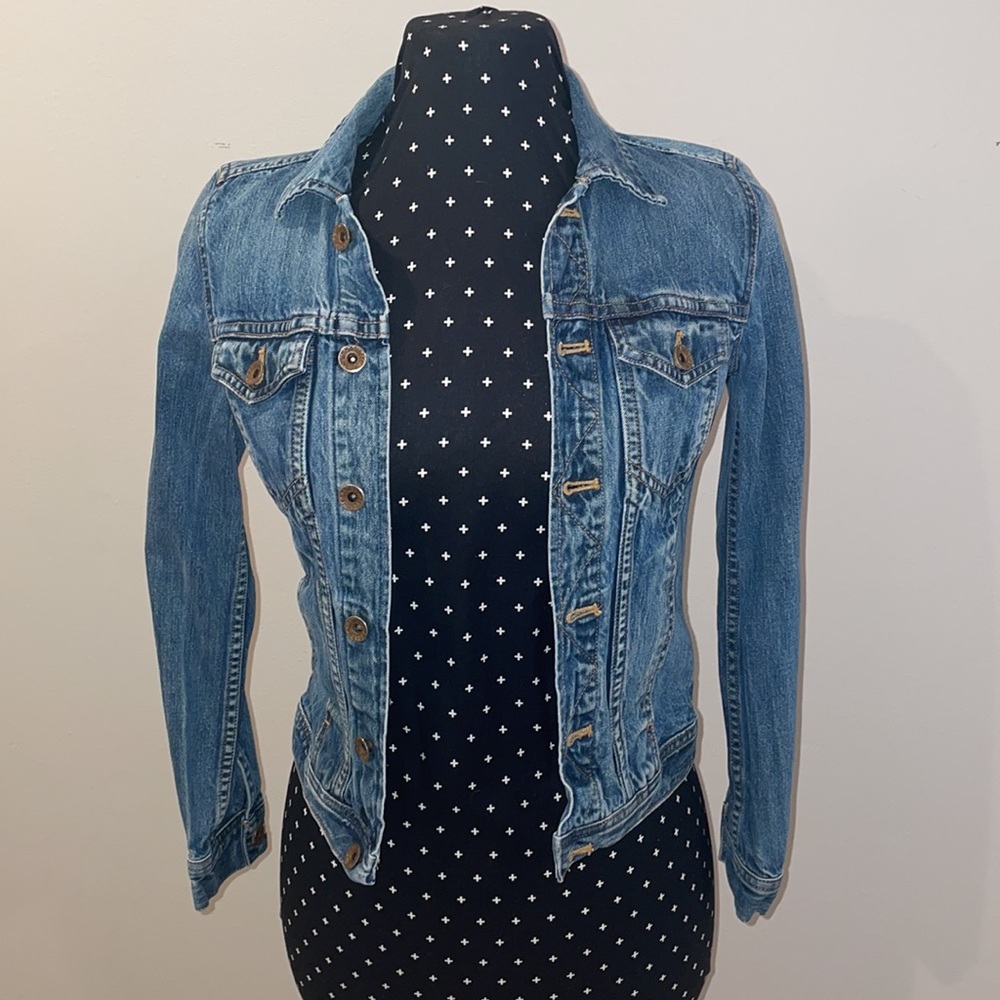 Madewell The Jean Denim Jacket in Storm Cloud Wash Size Extra Small XS